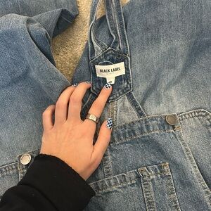 Black label Boyfriend fit Overalls size M